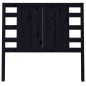 vidaXL Kopfteil Schwarz 96x4x100 cm Massivholz Kiefer vidaXL Kopfteil Schwarz 96x4x100 cm Massivholz Kiefer