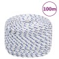 vidaXL Bootsseil Weiß 10 mm 100 m Polypropylen vidaXL Bootsseil Weiß 10 mm 100 m Polypropylen