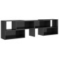vidaXL TV-Schrank Hochglanz-Grau 149x30x52 cm Holzwerkstoff vidaXL TV-Schrank Hochglanz-Grau 149x30x52 cm Holzwerkstoff