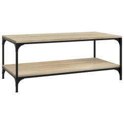 vidaXL Couchtisch Sonoma-Eiche 100x50x40 cm Holzwerkstoff