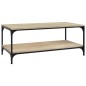 vidaXL Couchtisch Sonoma-Eiche 100x50x40 cm Holzwerkstoff vidaXL Couchtisch Sonoma-Eiche 100x50x40 cm Holzwerkstoff