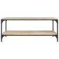vidaXL Couchtisch Sonoma-Eiche 100x50x40 cm Holzwerkstoff vidaXL Couchtisch Sonoma-Eiche 100x50x40 cm Holzwerkstoff
