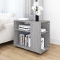 vidaXL Beistelltisch Grau Sonoma 70x35x55 cm Holzwerkstoff vidaXL Beistelltisch Grau Sonoma 70x35x55 cm Holzwerkstoff