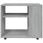 vidaXL Beistelltisch Grau Sonoma 70x35x55 cm Holzwerkstoff vidaXL Beistelltisch Grau Sonoma 70x35x55 cm Holzwerkstoff