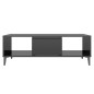 vidaXL Couchtisch Hochglanz-Schwarz 103,5x60x35 cm Holzwerkstoff vidaXL Couchtisch Hochglanz-Schwarz 103,5x60x35 cm Holzwerkstoff