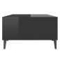 vidaXL Couchtisch Hochglanz-Schwarz 103,5x60x35 cm Holzwerkstoff vidaXL Couchtisch Hochglanz-Schwarz 103,5x60x35 cm Holzwerkstoff