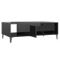 vidaXL Couchtisch Hochglanz-Schwarz 103,5x60x35 cm Holzwerkstoff vidaXL Couchtisch Hochglanz-Schwarz 103,5x60x35 cm Holzwerkstoff