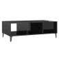 vidaXL Couchtisch Hochglanz-Schwarz 103,5x60x35 cm Holzwerkstoff vidaXL Couchtisch Hochglanz-Schwarz 103,5x60x35 cm Holzwerkstoff