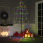 vidaXL Weihnachtsbaum Kegelform 240 LEDs Indoor und Outdoor 118x180 cm vidaXL Weihnachtsbaum Kegelform 240 LEDs Indoor und Outdoor 118x180 cm