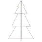 vidaXL Weihnachtsbaum Kegelform 240 LEDs Indoor und Outdoor 118x180 cm vidaXL Weihnachtsbaum Kegelform 240 LEDs Indoor und Outdoor 118x180 cm