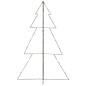 vidaXL Weihnachtsbaum Kegelform 240 LEDs Indoor und Outdoor 118x180 cm vidaXL Weihnachtsbaum Kegelform 240 LEDs Indoor und Outdoor 118x180 cm