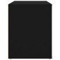 vidaXL Nachttisch Schwarz 60x36x45 cm Holzwerkstoff