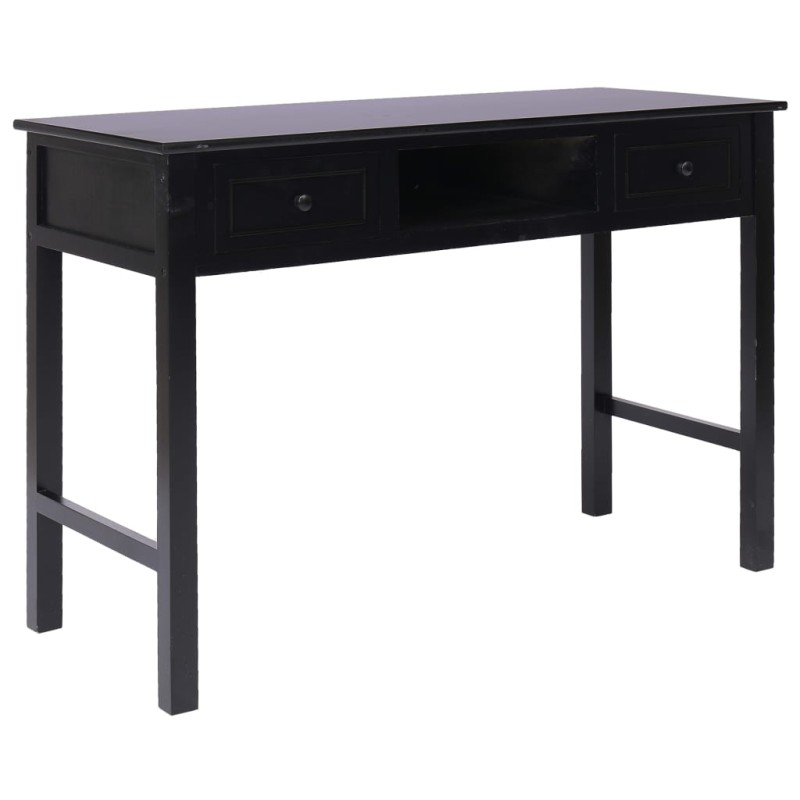 vidaXL Schreibtisch Schwarz 110×45×76 cm Holz vidaXL Schreibtisch Schwarz 110×45×76 cm Holz