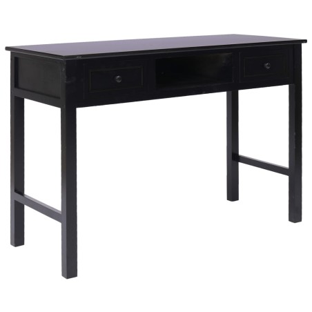 vidaXL Schreibtisch Schwarz 110×45×76 cm Holz