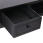 vidaXL Schreibtisch Schwarz 110×45×76 cm Holz vidaXL Schreibtisch Schwarz 110×45×76 cm Holz