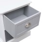 vidaXL Nachttische 2 Stk. Grau 38×28×45 cm Paulownia-Holz vidaXL Nachttische 2 Stk. Grau 38×28×45 cm Paulownia-Holz