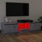 vidaXL TV-Schrank mit LED-Leuchten Betongrau 120x30x35,5 cm vidaXL TV-Schrank mit LED-Leuchten Betongrau 120x30x35,5 cm