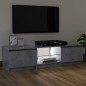 vidaXL TV-Schrank mit LED-Leuchten Betongrau 120x30x35,5 cm vidaXL TV-Schrank mit LED-Leuchten Betongrau 120x30x35,5 cm