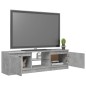 vidaXL TV-Schrank mit LED-Leuchten Betongrau 120x30x35,5 cm vidaXL TV-Schrank mit LED-Leuchten Betongrau 120x30x35,5 cm