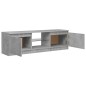 vidaXL TV-Schrank mit LED-Leuchten Betongrau 120x30x35,5 cm vidaXL TV-Schrank mit LED-Leuchten Betongrau 120x30x35,5 cm