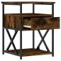 vidaXL Nachttische 2 Stk. Räuchereiche 40x42x55 cm Holzwerkstoff vidaXL Nachttische 2 Stk. Räuchereiche 40x42x55 cm Holzwerkstoff