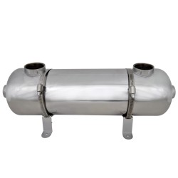 Pool Wärmetauscher 485 x 134 mm 60 kW