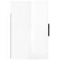 vidaXL Wand-Nachttisch Hochglanz-Weiß 50x30x47 cm vidaXL Wand-Nachttisch Hochglanz-Weiß 50x30x47 cm