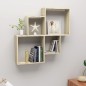 vidaXL Würfelregal Sonoma-Eiche 80x15x78,5 cm Holzwerkstoff vidaXL Würfelregal Sonoma-Eiche 80x15x78,5 cm Holzwerkstoff