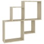 vidaXL Würfelregal Sonoma-Eiche 80x15x78,5 cm Holzwerkstoff vidaXL Würfelregal Sonoma-Eiche 80x15x78,5 cm Holzwerkstoff