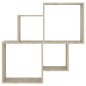 vidaXL Würfelregal Sonoma-Eiche 80x15x78,5 cm Holzwerkstoff vidaXL Würfelregal Sonoma-Eiche 80x15x78,5 cm Holzwerkstoff