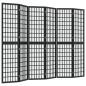vidaXL 6-tlg. Paravent Japanischer Stil Faltbar 240x170 cm Schwarz vidaXL 6-tlg. Paravent Japanischer Stil Faltbar 240x170 cm Schwarz