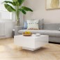 vidaXL Couchtisch Hochglanz-Weiß 60x60x31,5 cm Holzwerkstoff vidaXL Couchtisch Hochglanz-Weiß 60x60x31,5 cm Holzwerkstoff