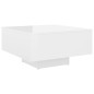 vidaXL Couchtisch Hochglanz-Weiß 60x60x31,5 cm Holzwerkstoff vidaXL Couchtisch Hochglanz-Weiß 60x60x31,5 cm Holzwerkstoff