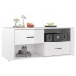 vidaXL TV-Schrank Hochglanz-Weiß 100x35x40 cm Holzwerkstoff vidaXL TV-Schrank Hochglanz-Weiß 100x35x40 cm Holzwerkstoff