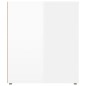 vidaXL TV-Schrank Hochglanz-Weiß 100x35x40 cm Holzwerkstoff vidaXL TV-Schrank Hochglanz-Weiß 100x35x40 cm Holzwerkstoff