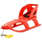 vidaXL Schlitten mit Lehne Rot 102,5x40x23 cm Polypropylen vidaXL Schlitten mit Lehne Rot 102,5x40x23 cm Polypropylen