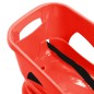 vidaXL Schlitten mit Lehne Rot 102,5x40x23 cm Polypropylen vidaXL Schlitten mit Lehne Rot 102,5x40x23 cm Polypropylen