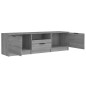 vidaXL TV-Schrank Grau Sonoma 140x35x40 cm Holzwerkstoff vidaXL TV-Schrank Grau Sonoma 140x35x40 cm Holzwerkstoff