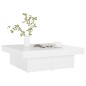 vidaXL Couchtisch Hochglanz-Weiß 90x90x28 cm Holzwerkstoff vidaXL Couchtisch Hochglanz-Weiß 90x90x28 cm Holzwerkstoff