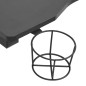 vidaXL Gaming-Schreibtisch mit LED und Y-Gestell Schwarz 90x60x75 cm vidaXL Gaming-Schreibtisch mit LED und Y-Gestell Schwarz 90x60x75 cm
