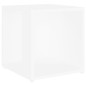 vidaXL Beistelltisch Weiß 33x33x34,5 cm Holzwerkstoff vidaXL Beistelltisch Weiß 33x33x34,5 cm Holzwerkstoff