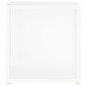 vidaXL Beistelltisch Weiß 33x33x34,5 cm Holzwerkstoff vidaXL Beistelltisch Weiß 33x33x34,5 cm Holzwerkstoff