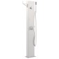 vidaXL Gartendusche mit Wasserhahn 110 cm Edelstahl vidaXL Gartendusche mit Wasserhahn 110 cm Edelstahl