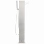 vidaXL Gartendusche mit Wasserhahn 110 cm Edelstahl vidaXL Gartendusche mit Wasserhahn 110 cm Edelstahl