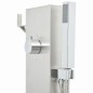 vidaXL Gartendusche mit Wasserhahn 110 cm Edelstahl vidaXL Gartendusche mit Wasserhahn 110 cm Edelstahl