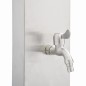 vidaXL Gartendusche mit Wasserhahn 110 cm Edelstahl vidaXL Gartendusche mit Wasserhahn 110 cm Edelstahl