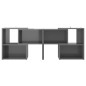 vidaXL TV-Schrank Hochglanz-Grau 104x30x52cm Holzwerkstoff vidaXL TV-Schrank Hochglanz-Grau 104x30x52cm Holzwerkstoff