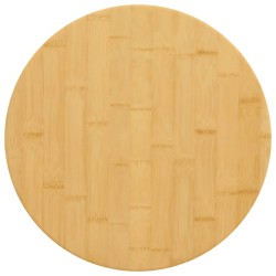vidaXL Tischplatte Ø50x1,5 cm Bambus