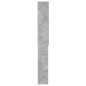 vidaXL Waschmaschinenschrank Betongrau 64x25,5x190 cm vidaXL Waschmaschinenschrank Betongrau 64x25,5x190 cm
