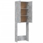 vidaXL Waschmaschinenschrank Betongrau 64x25,5x190 cm vidaXL Waschmaschinenschrank Betongrau 64x25,5x190 cm